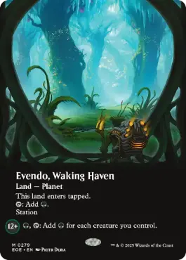 ■ボーダーレス■《目覚めの安息地、エヴェンド/Evendo, Waking Haven》[EOE-BF] 土地R