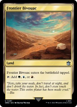 《開拓地の野営地/Frontier Bivouac》[WHO] 土地U