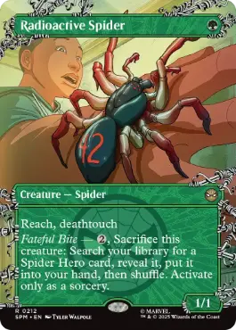 ■ボーダーレス■《放射線を浴びた蜘蛛/Radioactive Spider》[SPM-BF] 緑R