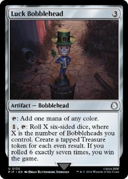 《ラックのボブルヘッド/Luck Bobblehead》[PIP] 茶U