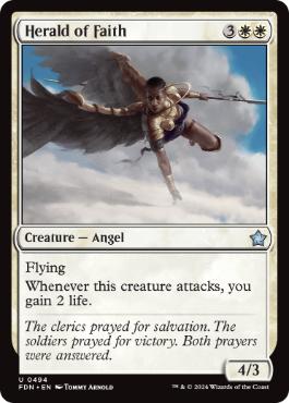 《信仰の伝令/Herald of Faith》[FDN] 白U