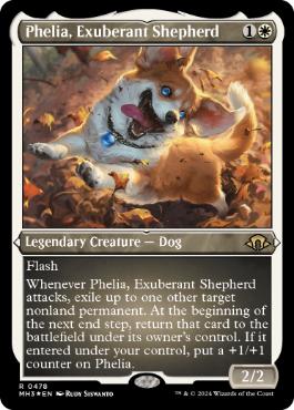 《溌剌の牧羊犬、フィリア/Phelia, Exuberant Shepherd》[MH3-BF] 白R
