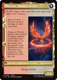 《フェニックスのドミナント、ジョシュア/Joshua, Phoenix's Dominant》/《火の召喚獣、フェニックス/Phoenix, Warden of Fire》[FIN] 金R