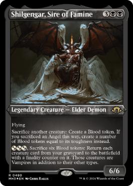 《飢饉の祖、シルゲンガー/Shilgengar, Sire of Famine》[MH3-BF] 黒R