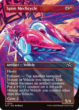 ■ボーダーレス■《クラウドスパイアの機動二輪車/Spire Mechcycle》[DFT-BF] 赤U