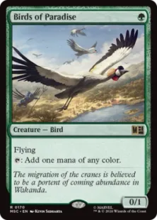 《極楽鳥/Birds of Paradise》[MSC] 緑R