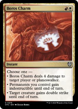 《ボロスの魔除け/Boros Charm》[OTC] 金U