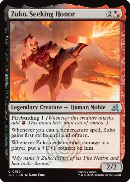 《名誉を追い求める者、ズーコ/Zuko, Seeking Honor》[TLE] 金U