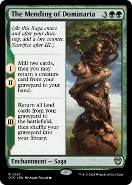 《ドミナリアの大修復/The Mending of Dominaria》[OTC] 緑R