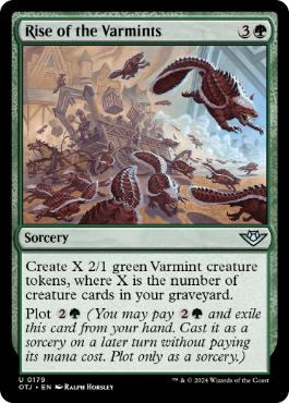 《匪獣の隆盛/Rise of the Varmints》[OTJ] 緑U