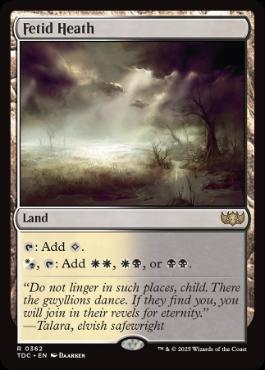 《悪臭の荒野/Fetid Heath》[TDC] 土地R