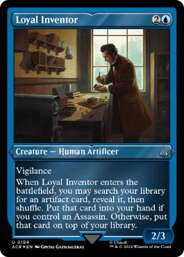 《熱心な発明者/Loyal Inventor》[ACR-BF] 青U