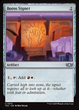 《ボロスの印鑑/Boros Signet》[TDC] 茶U
