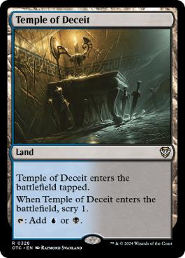 《欺瞞の神殿/Temple of Deceit》[OTC] 土地R