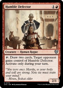 《謙虚な離反者/Humble Defector》[OTC] 赤U