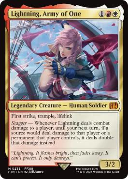《シーンドライブ、ライトニング/Lightning, Army of One》[FIN] 金R