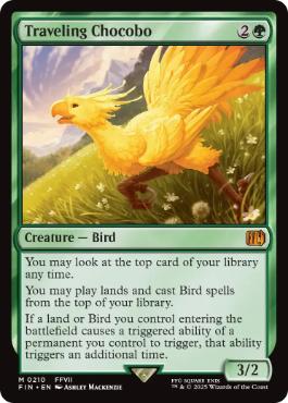 《旅するチョコボ/Traveling Chocobo》[FIN] 緑R