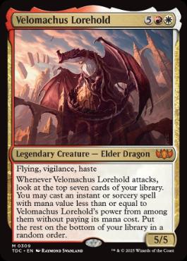 《ヴェロマカス・ロアホールド/Velomachus Lorehold》[TDC] 金R