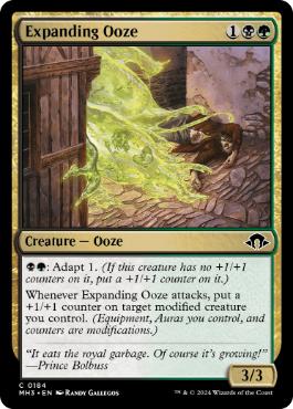 《広がる軟泥/Expanding Ooze》[MH3] 金C