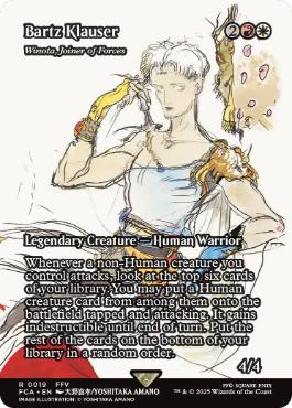 ■ショーケース■《バッツ・クラウザー/Bartz Klauser》/《軍団のまとめ役、ウィノータ/Winota, Joiner of Forces》[FCA] 金R