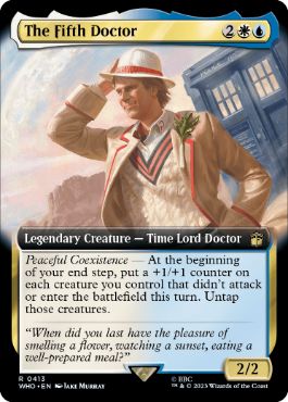 ■拡張アート■《５代目ドクター/The Fifth Doctor》[WHO-BF] 金R