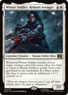 《甦ったアベンジャーズ、ウィンター・ソルジャー/Winter Soldier, Reborn Avenger》[MSC] 白R