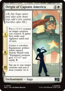 《キャプテン・アメリカの原点/Origin of Captain America》[MSC] 白U