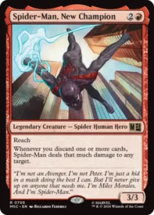 《新たな勇士、スパイダーマン/Spider-Man, New Champion》[MSC] 赤R