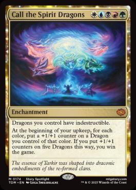 《精霊龍の呼集/Call the Spirit Dragons》[TDM] 金R