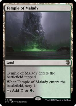 《疾病の神殿/Temple of Malady》[OTC] 土地R