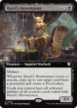 ■拡張アート■《ヘイゼルの醸造主/Hazel's Brewmaster》[BLC] 黒R