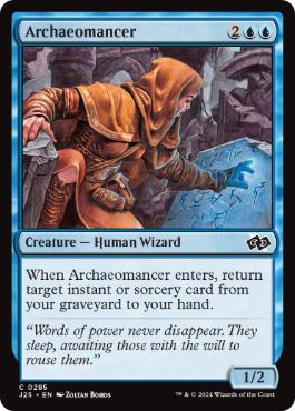 《古術師/Archaeomancer》[J25] 青C