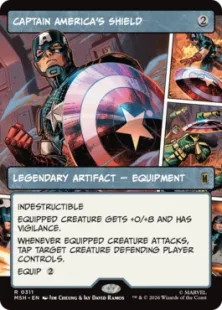 ■ショーケース■《キャプテン・アメリカの盾/Captain America's Shield》[MSH-BF] 茶R