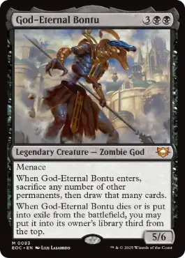 《永遠神バントゥ/God-Eternal Bontu》[EOC] 黒R