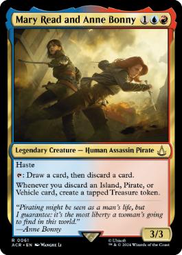 《メアリ・リードとアン・ボニー/Mary Read and Anne Bonny》[ACR] 金R