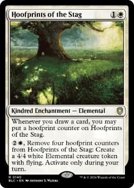 《雄鹿の蹄の跡/Hoofprints of the Stag》[BLC] 白R