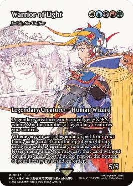 ■ショーケース■《光の戦士/Warrior of Light》/《統べるもの、ジョダー/Jodah, the Unifier》[FCA] 金R