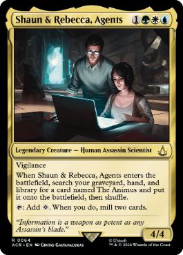 《団員、ショーンとレベッカ/Shaun & Rebecca, Agents》[ACR] 金R