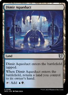 《ディミーアの水路/Dimir Aqueduct》[WOC] 土地U