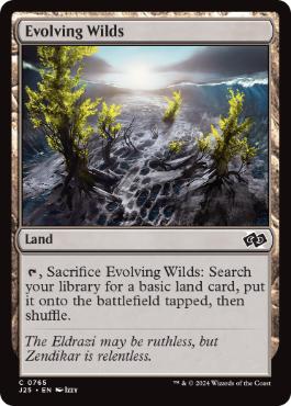 《進化する未開地/Evolving Wilds》[J25] 土地C