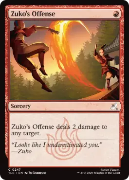 《ズーコの攻勢/Zuko's Offense》[TLE] 赤C