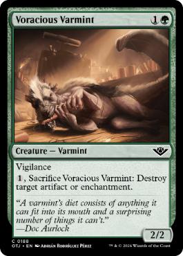 《大食の匪獣/Voracious Varmint》[OTJ] 緑C