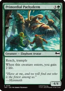 《太古の巨大生物/Primordial Pachyderm》[TMT] 緑C