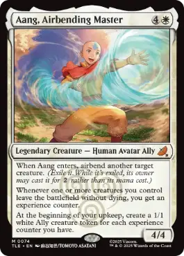 《気の技の達人、アン/Aang, Airbending Master》[TLE] 白R