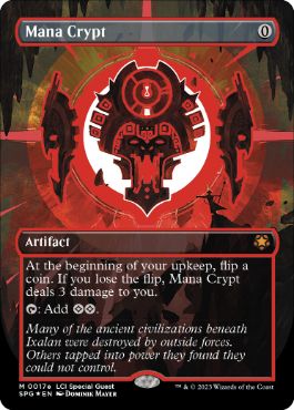 《魔力の墓所/Mana Crypt》(赤)[SPG] 茶R