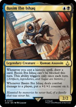 《バシム・イブン・イスハーク/Basim Ibn Ishaq》[ACR] 金R