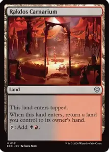 《ラクドスの肉儀場/Rakdos Carnarium》[ECC] 土地U