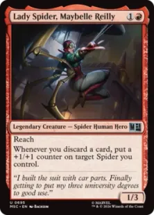 《レディ・スパイダー、メイベル・ライリー/Lady Spider, Maybelle Reilly》[MSC] 赤U