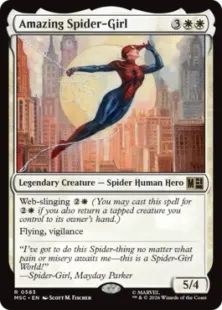 《アメイジング・スパイダーガール/Amazing Spider-Girl》[MSC] 白R