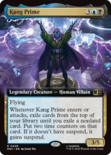 ■拡張アート■《絶対的支配者カーン/Kang Prime》[MSC] 金R